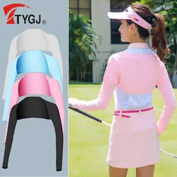 TTYGJ – manchon de Protection solaire en soie glacée pour femme, châle Anti-UV, style coréen, vêtements de Golf