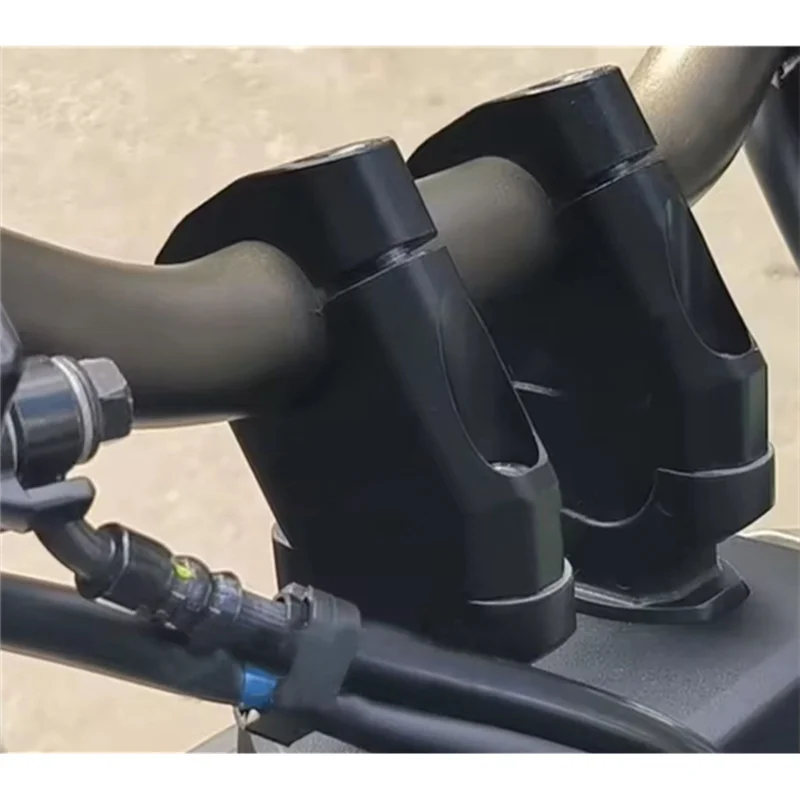 A58X-Handlebar Clamp Universal Motorcycle Handlebar Riser Bar Mount Handle 1 Pair 22Mm For Honda BMW