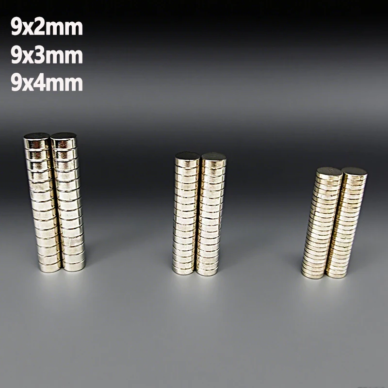 

10-200pcs Round Magnet 9x2 9x3 9x4mm Refrigerator Office Whiteboard Fridge Craft Diy Garage Tool 9*2 9*3 9*4mm Accessory