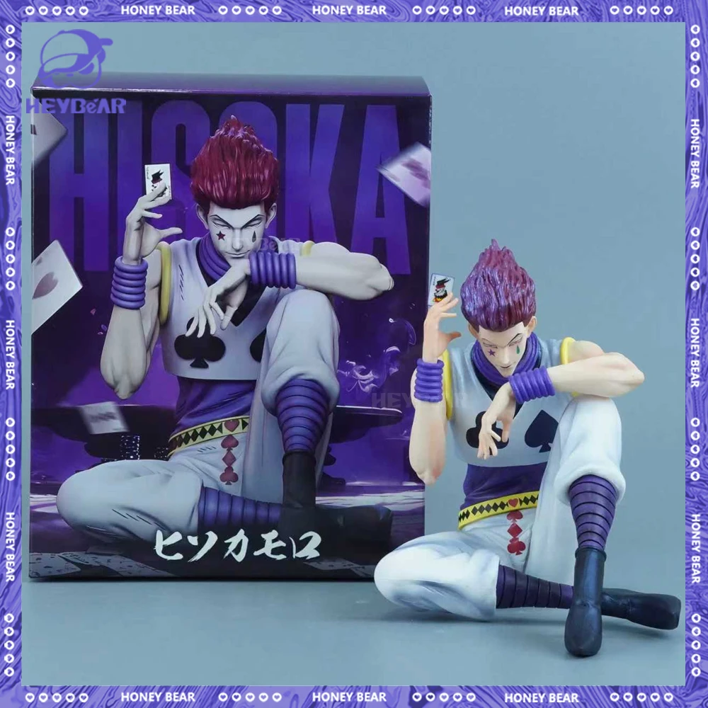 

В наличии Hunter×Hunter Аниме Фигурка Хисока Фигурка Хисока Сидячая Поза Фигурка Коллекция ПВХ Модель Орнамент Игрушка Подарок