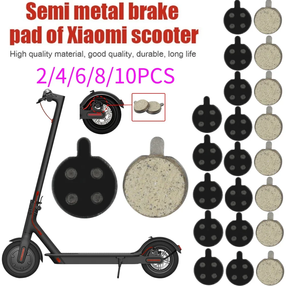 2-10 Stück Bremsbeläge-Set für Elektroroller, Scheibenbremsbeläge für Xiaomi M365 Pro, Leichtgewichtige E-Scooter-Ersatzteile