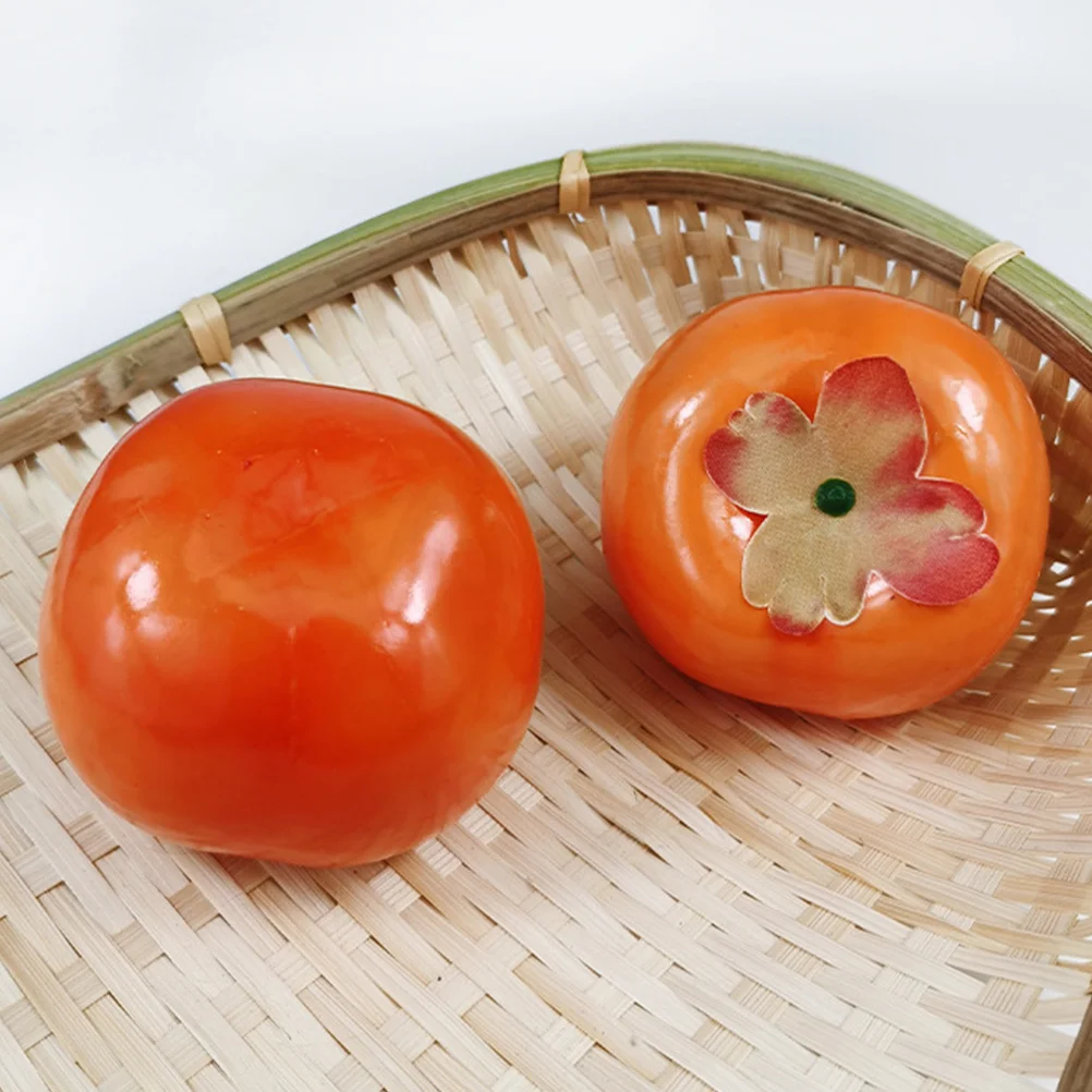 

4pcs Realistic Foams Fake Decor Fruit Shape Ornaments For Scene Layout Artificial Fruit Prop Desktop Ornament