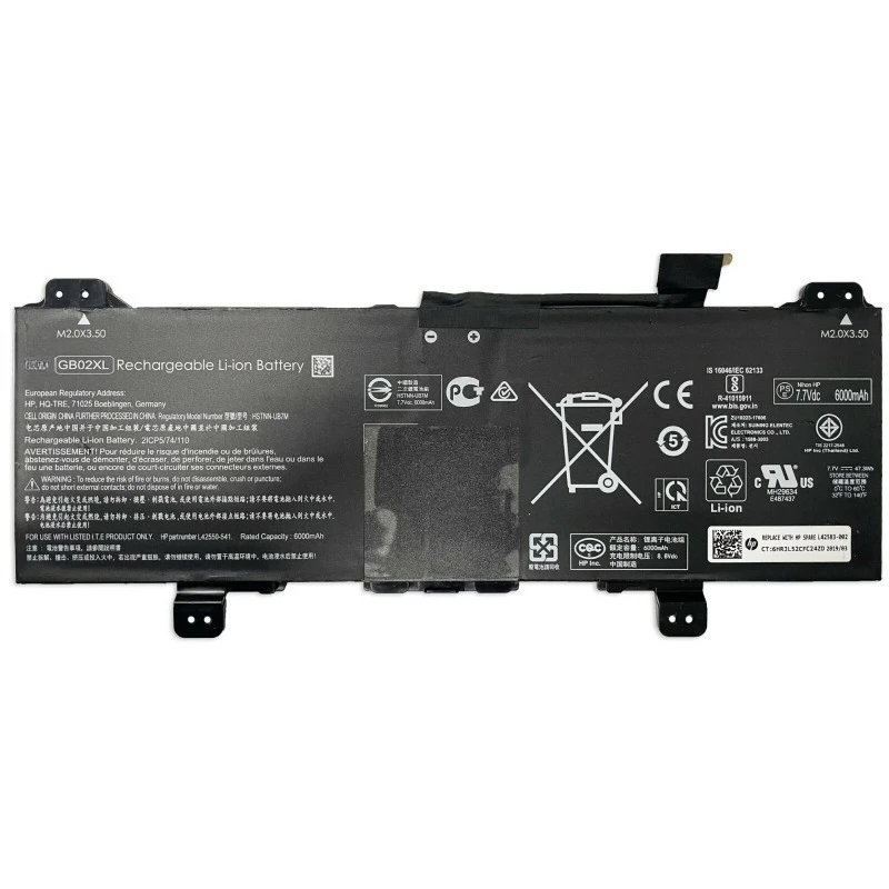 

GB02XL battery for 11 X360 G2 EE G7 L42550-2C1 L42583-002-