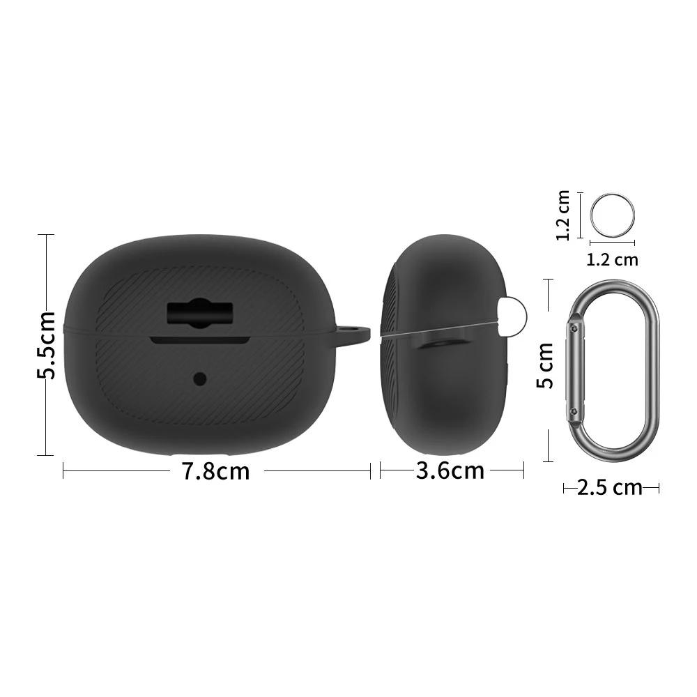 Étui en Silicone pour écouteurs sans fil SHOKZ Open Dots ONE, étui de protection souple, anti-chute, boîte d'accessoires pour écouteurs avec crochet