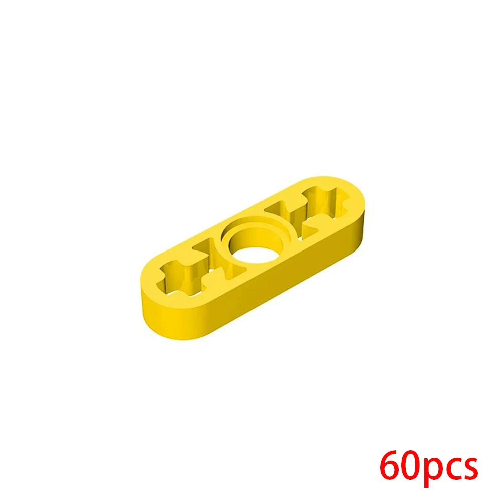60pcs 6632 Liftarm Thin 1 x 3 Axle Holes Bricks Technical MOC Buildings Blocks High-Tech DIY Educational Brain-Developing Toys - view 3