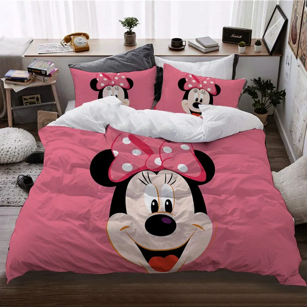 MONOSO Disney Mickey Mouse Cartoon Printed Quilt Cover Home Textile Fashionable, Warm and Comfortable, Have A Good Night's Sleep