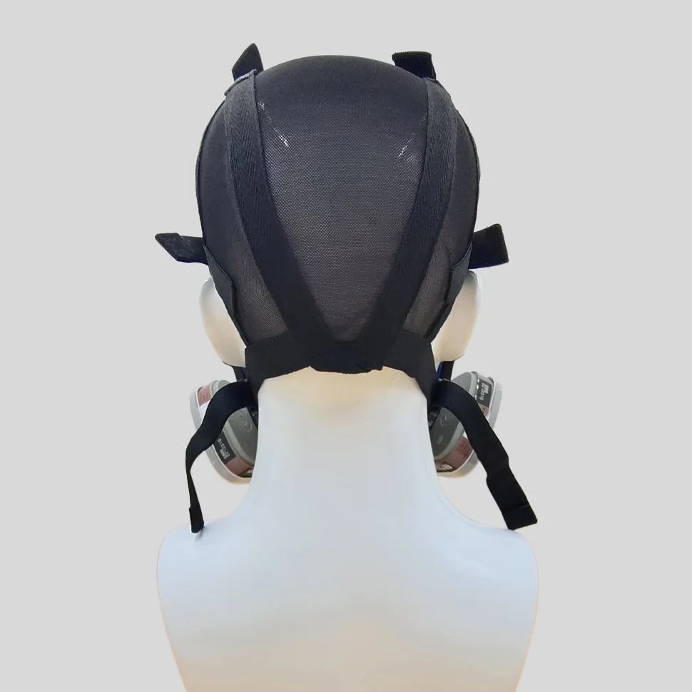 قناع غاز A8 مع فلتر، قناع تنفس كامل الوجه، قناع غاز لهندسة البناء، الطلاء، الغبار، الرش، اللحام، التلميع