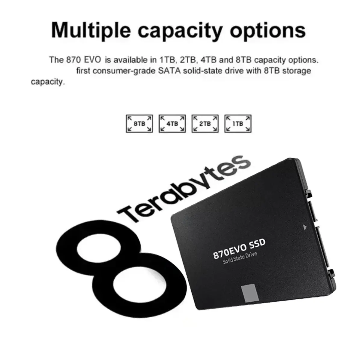 مستقر- 2025 ترقية جديدة قابلة للتطوير 4 تيرابايت قرص الحالة الصلبة SSD 870 EVO مع محرك الأقراص الصلبة الداخلي 4 تيرابايت لأجهزة الكمبيوتر المحمول وسطح المكتب #2