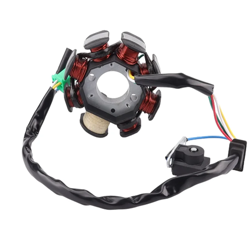 DC Engine Magneto stator Generator Coil, Motorcycle Accessories, GY6, 125, 150, 8-Pole