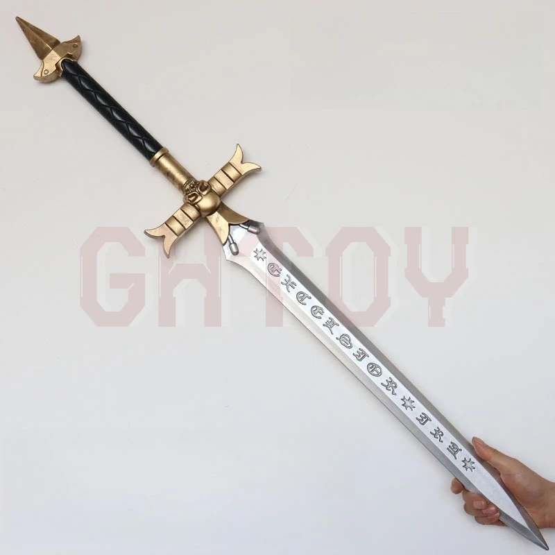 

106cm Skeleton Swords Cos Props PU Uncut Blade Weapons Model Desktop Display Ornaments Collection Birthday Gift for Girl Boys
