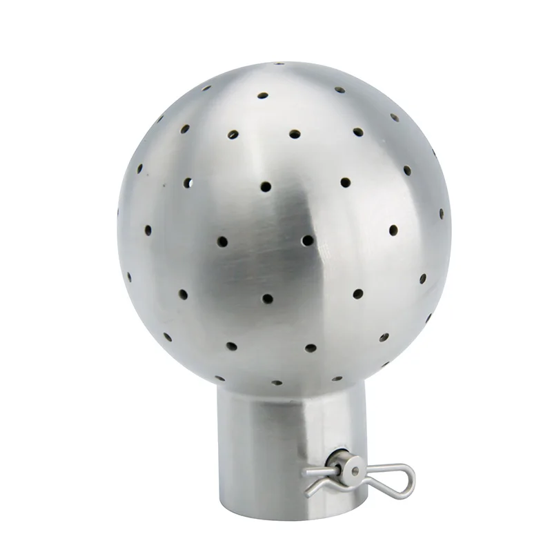 

1-1/2" Tube 76mm Ball Size Stainless Steel SS316L Sanitary Hygienic Food Grade Clip-on Bolted Fixed Static Cleaning Ball