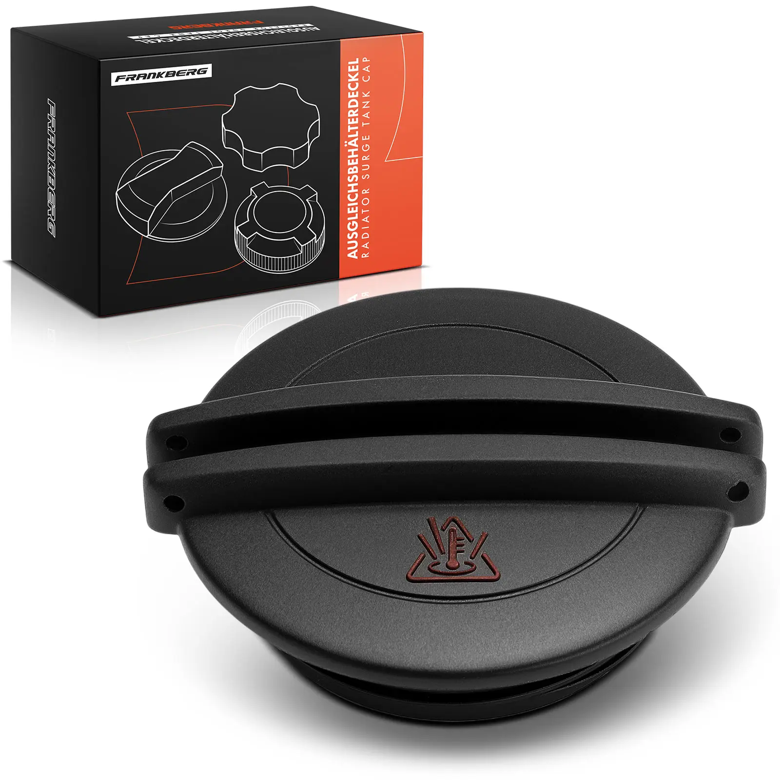 Frankberg 1x Slotdeksel Koelvloeistofreservoir voor VW Tiguan CC 358 Golf Alltrack BA5 BV5 3C0121321 2Q0121321A 5Q0121321