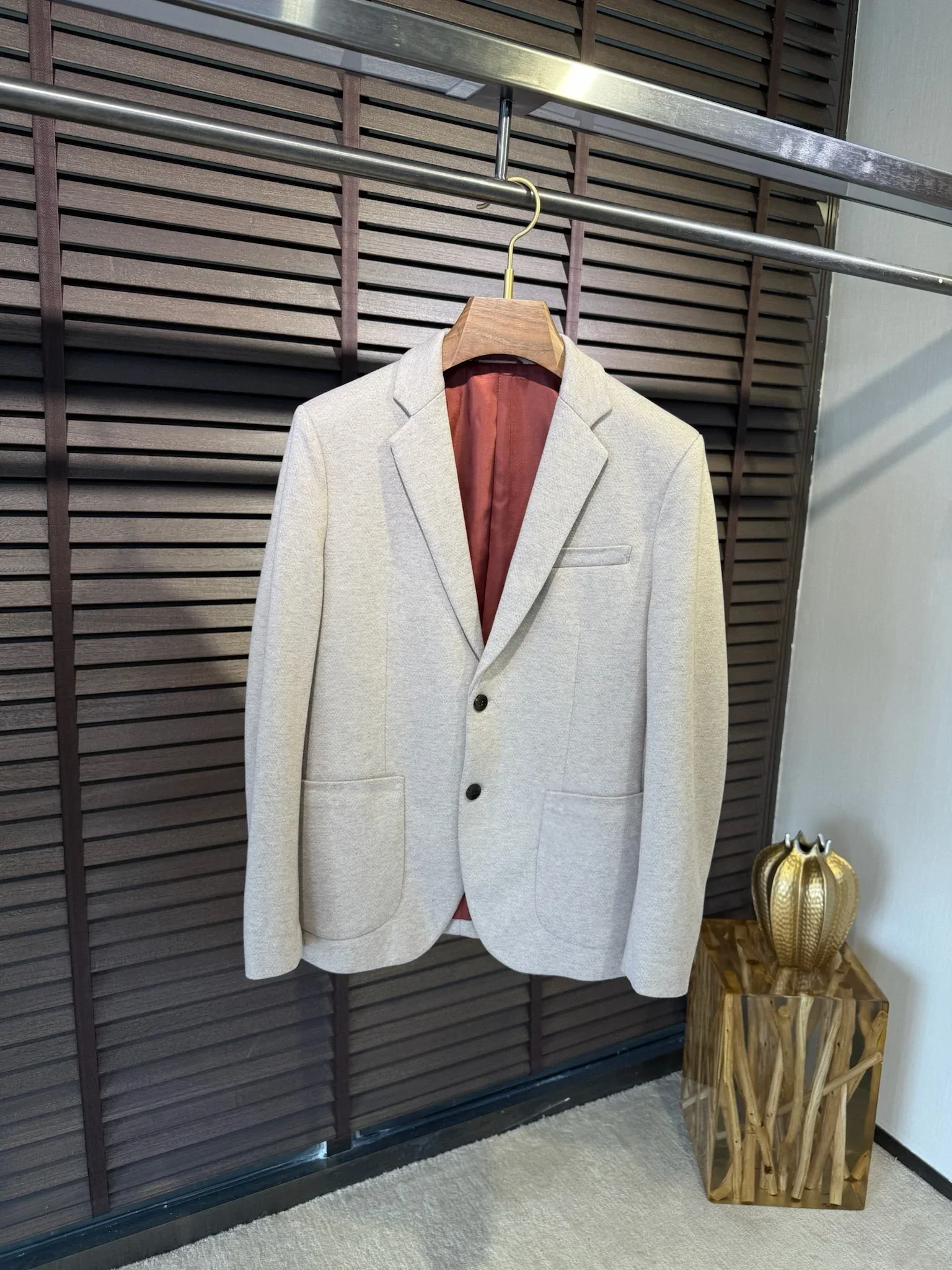 

Italian LP wool blend business casual suit 25aw