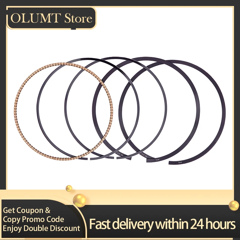 Motorcycle Accessories Cylinder Bore Size 95mm Piston Rings Full Kit For YAMAHA YFZ450 YFZ450R YFZ450 R YFZ 450 2004-2005 2007