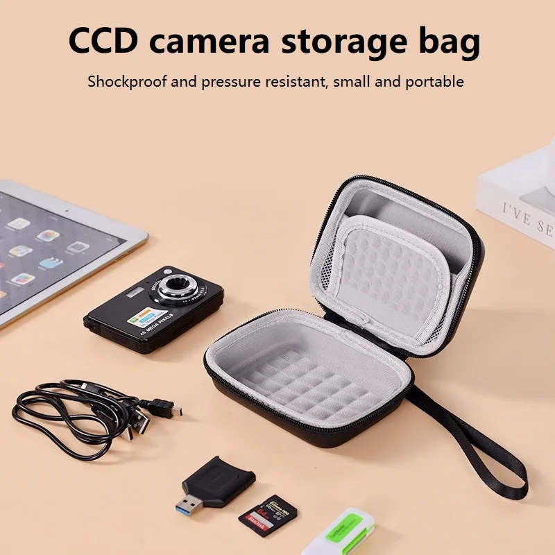 Digital Camera Case Storage Bag Waterproof Portable CCD Photo Cameras Bag Accessories Padded Interior XJB06