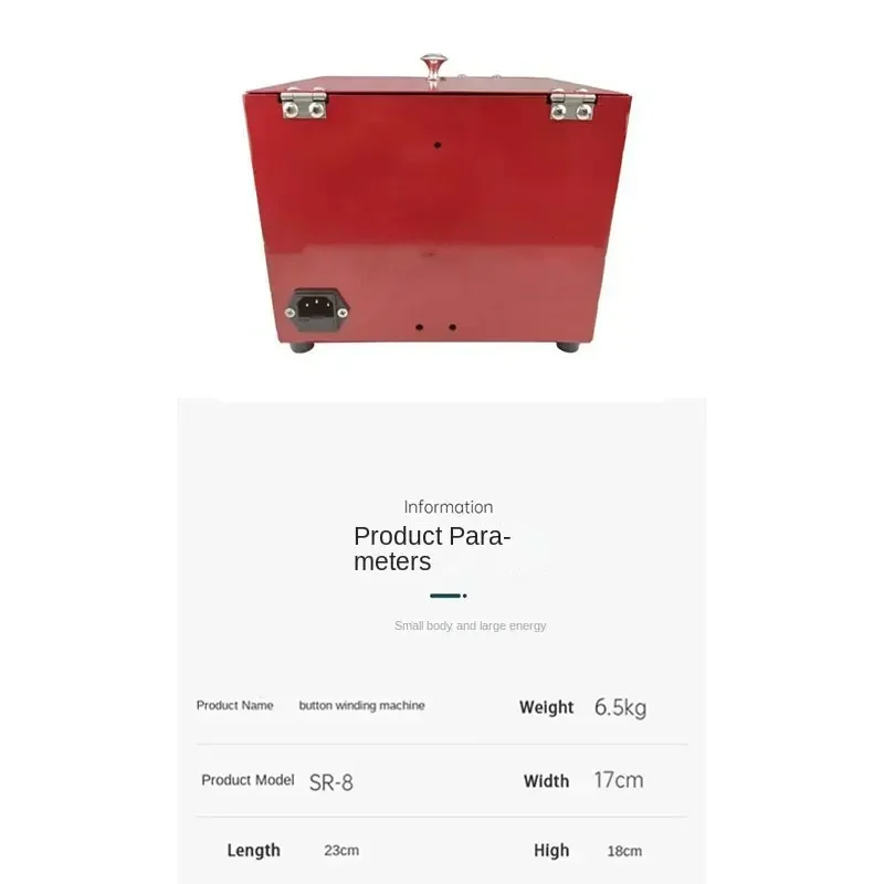 New Electric Neck Winding Machine PP Wire Button Winding Machine Button Machine Ordinary Shirt Clothes