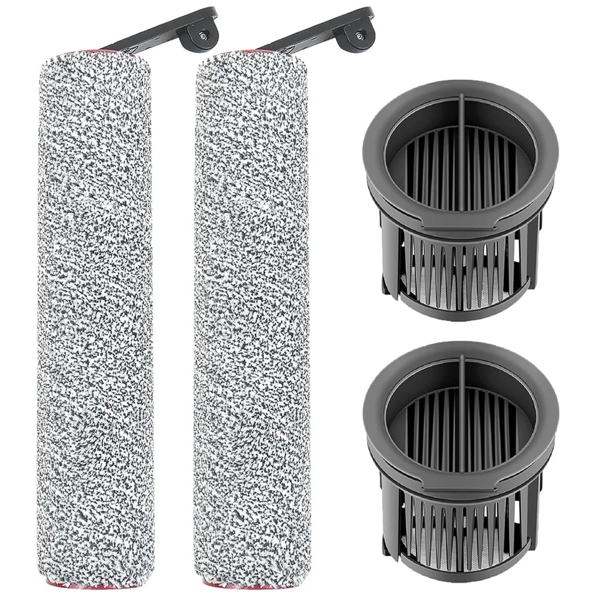 Brush Rollers and Filters Replacement Parts Compatible with for Dreame H14 Wet Dry Vacuum Cleaner