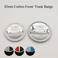 74mm 82mm Carbon Logo Car Front Hood Bonnet Emblem Rear Trunk Badge For E30 E36 E46 E83 E87 F15 F34 G20 G30 X1 X2 X3 X4 X5