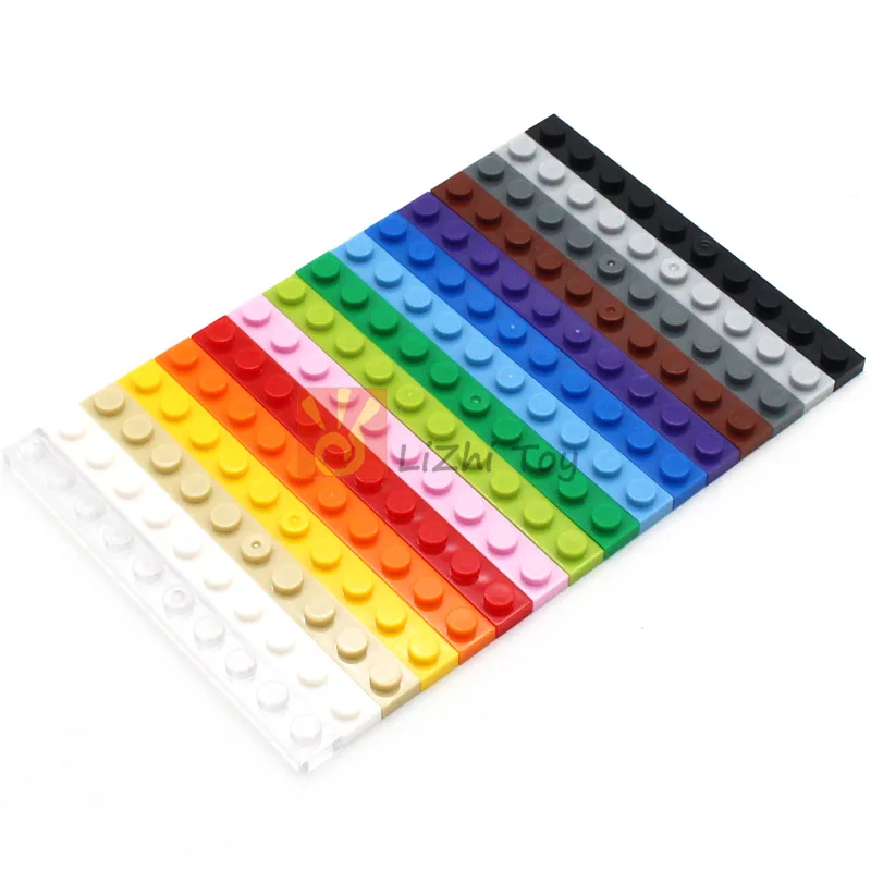 50 قطعة لوحة بلاط Moc 1x10 حجم 4477 اللبنات الطوب قطعة قصيرة لتقوم بها بنفسك النقاط المتوافقة التعليمية الإبداعية أساسيات الكلاسيكية
