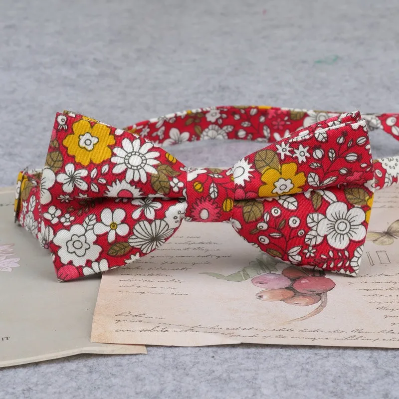 Marke Neue Männer Mode Retro Blume Drucken Bogen Krawatten Für Mann Casual Schule Jungen Katzen Muster Neck Tragen Bowtie Zubehör schmetterling – Detail 32