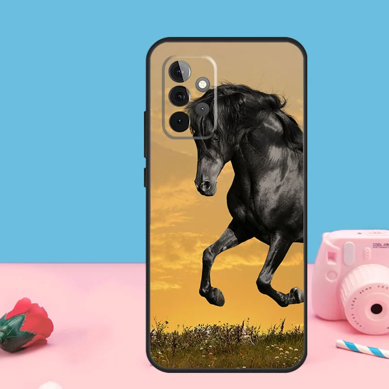 Horse Animal Case For Samsung Galaxy A22 A32 A42 A12 A52 A72 A31 A51 A71 A21S A52S A50 A70 Cover