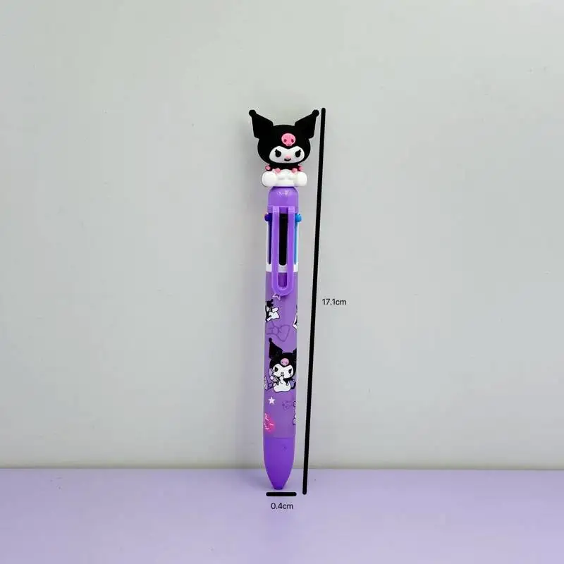 Imagem -04 - Sanrio Caneta Esferográfica 36 Peças Kuromi Cores Caneta de Desenho Animado 0.7 mm Estudante Bonito Ferramentas de Escrita Material de Escritório Escolar Caneta Esferográfica