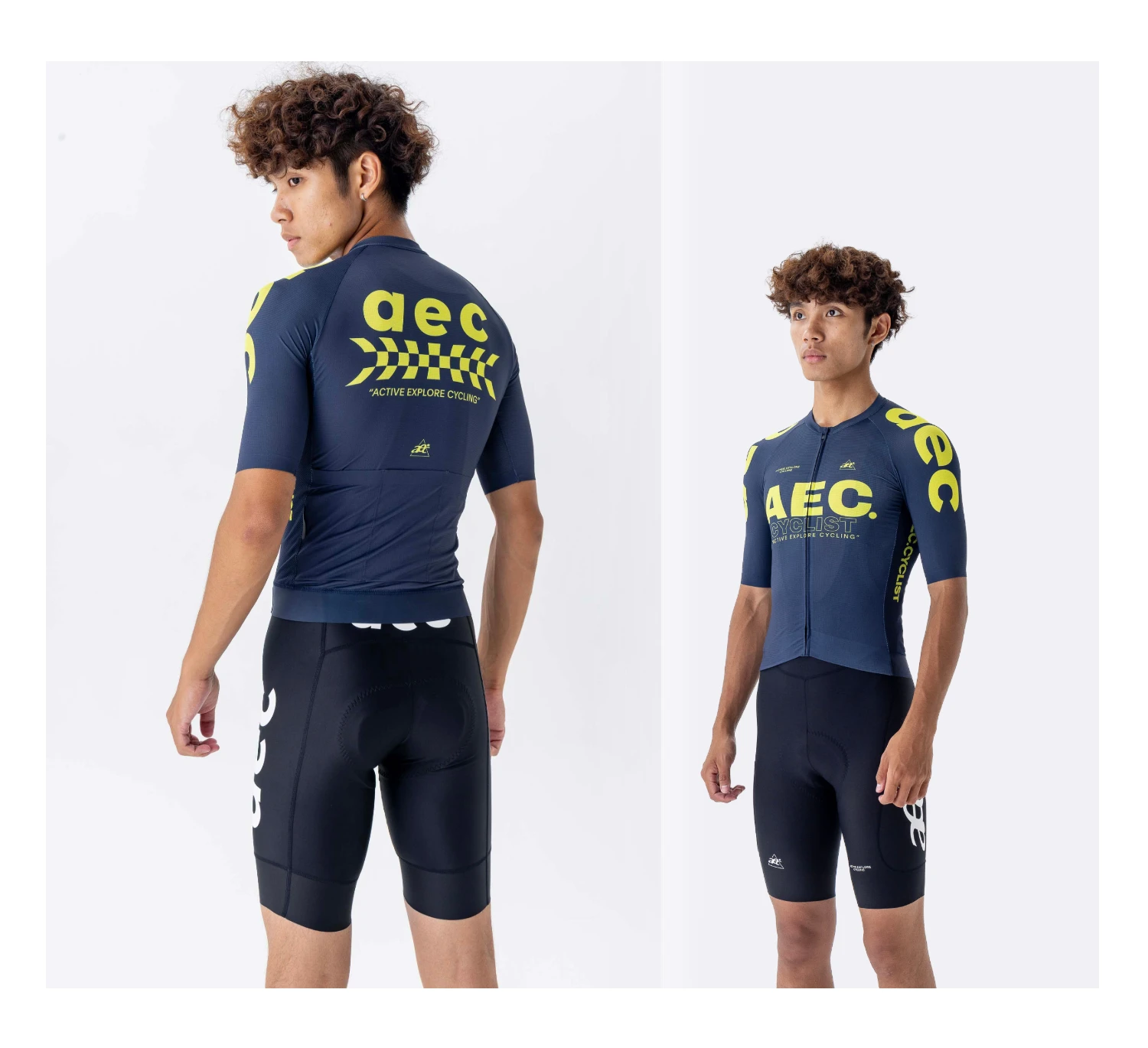AEC Damen Langarm-Radtrikot Schnelltrocknend Herren Kurzarm-Fahrradoberteil Sommer Atmungsaktive MTB-Bekleidung FengChi Serie – Detail 6