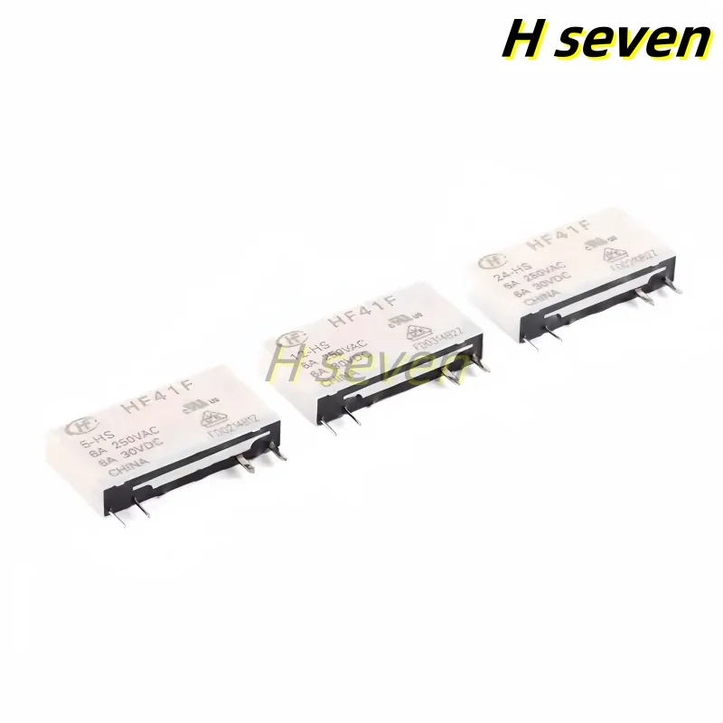 5pcs Power relay HF41F-5 12 24-HS/ZS 5V 12V 24V 6A 4/5pin