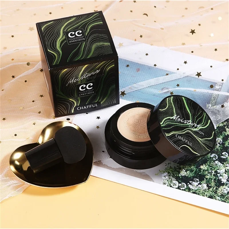 CC creme trucco testa di fungo cuscino d'aria CC crema fondotinta sbiancante per la pelle idratante Base per il viso correttore Cosmeticos