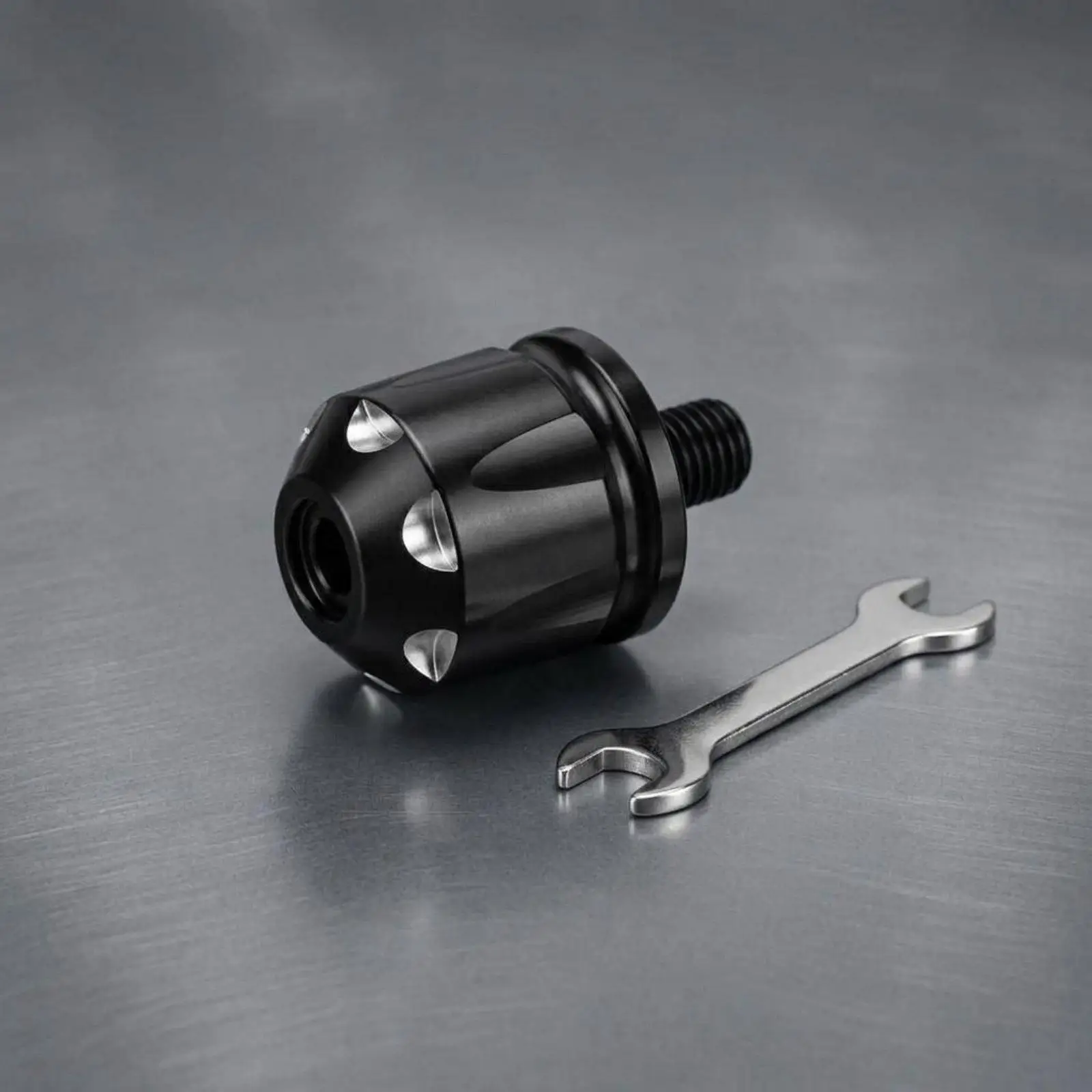2 Pieces Anti Vibration Bar End Plug Glossy Black Finish Vehicle Accessory