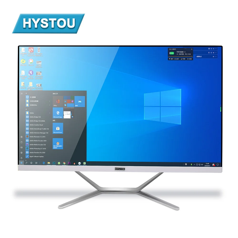 

23.8 inch All-in-one Desktop Computer, intel i5 10200H , 8GB RAM 512GB SSD, Wifi BT Full HD Suitable for Gaming, Office, Study