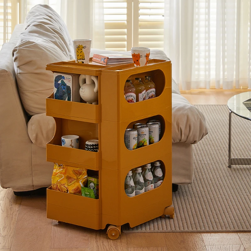 Bathroom Organizer Storage TrolleysComplete Kitchen Unit Cart Wheels Home Rolling Trolley Save Space Roulette Shelf Furniture