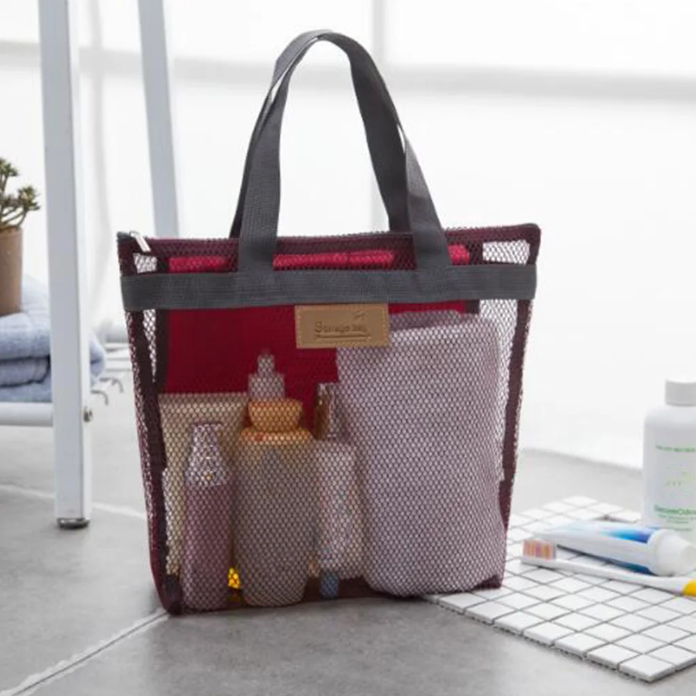 Bolsa de playa de juguetes para niños, bolsas de Spa para piscina, malla de separación seca y húmeda, bolsa de Playa Grande para toallas, bolsas de maquillaje, organizadores de artículos diversos