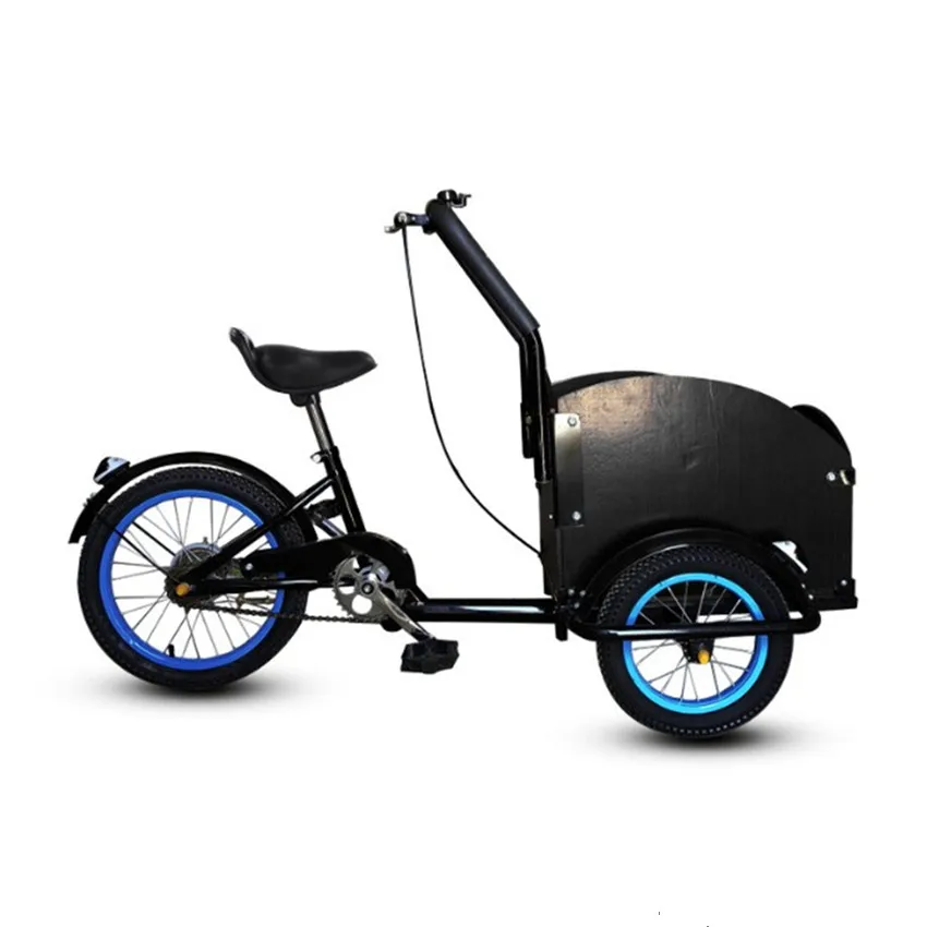 

16 Inch Factory Direct Sale Wholesale Hot Products Heavy Duty Front Loading Cargo Tricycle with Open Tool Box