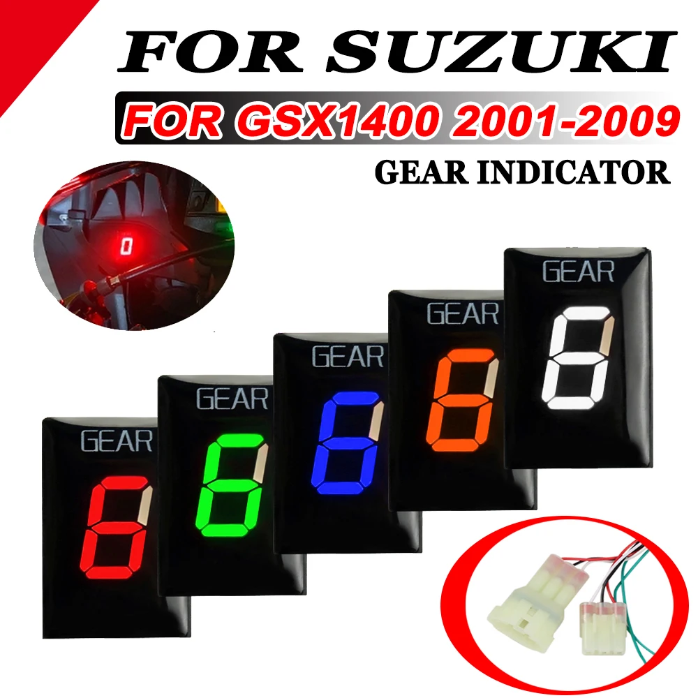 LED 1-6 Gear Indicator Speed Display For Suzuki GSX1400 GSX 1400 2001 2002 2003 2004 - 2009 Special EFI Motorcycle Accessories