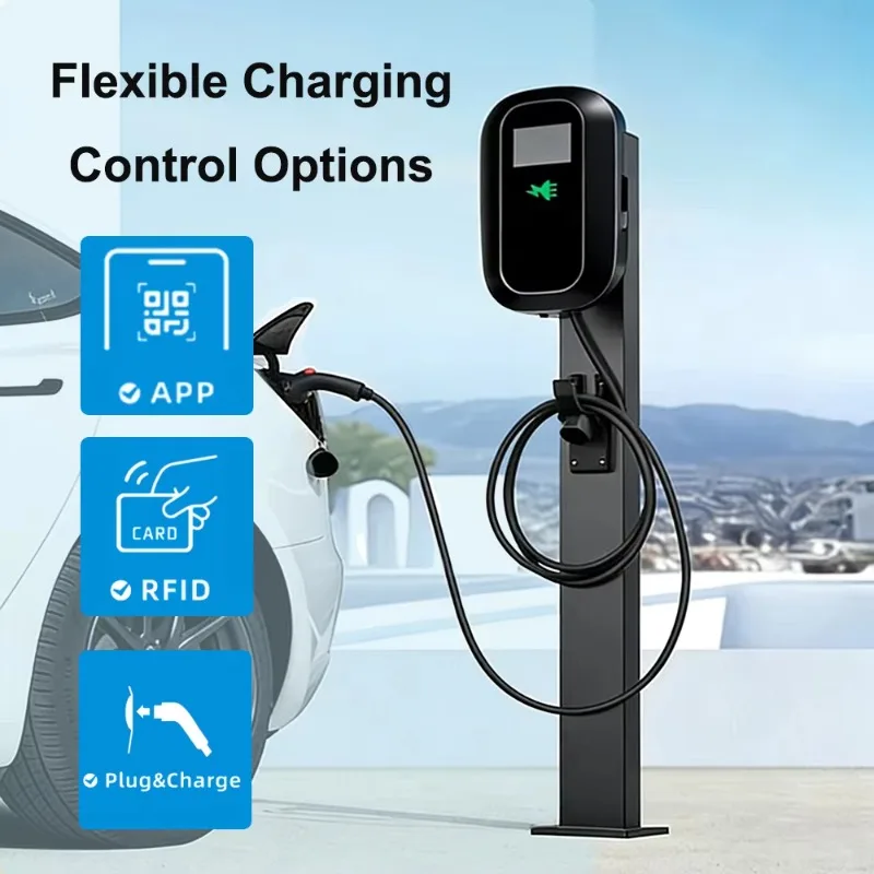 Best Selling New Wallbox 7kW-11kW Type 2 EV Charger with IP65 Waterproof and Plug & Play for Electric Cars