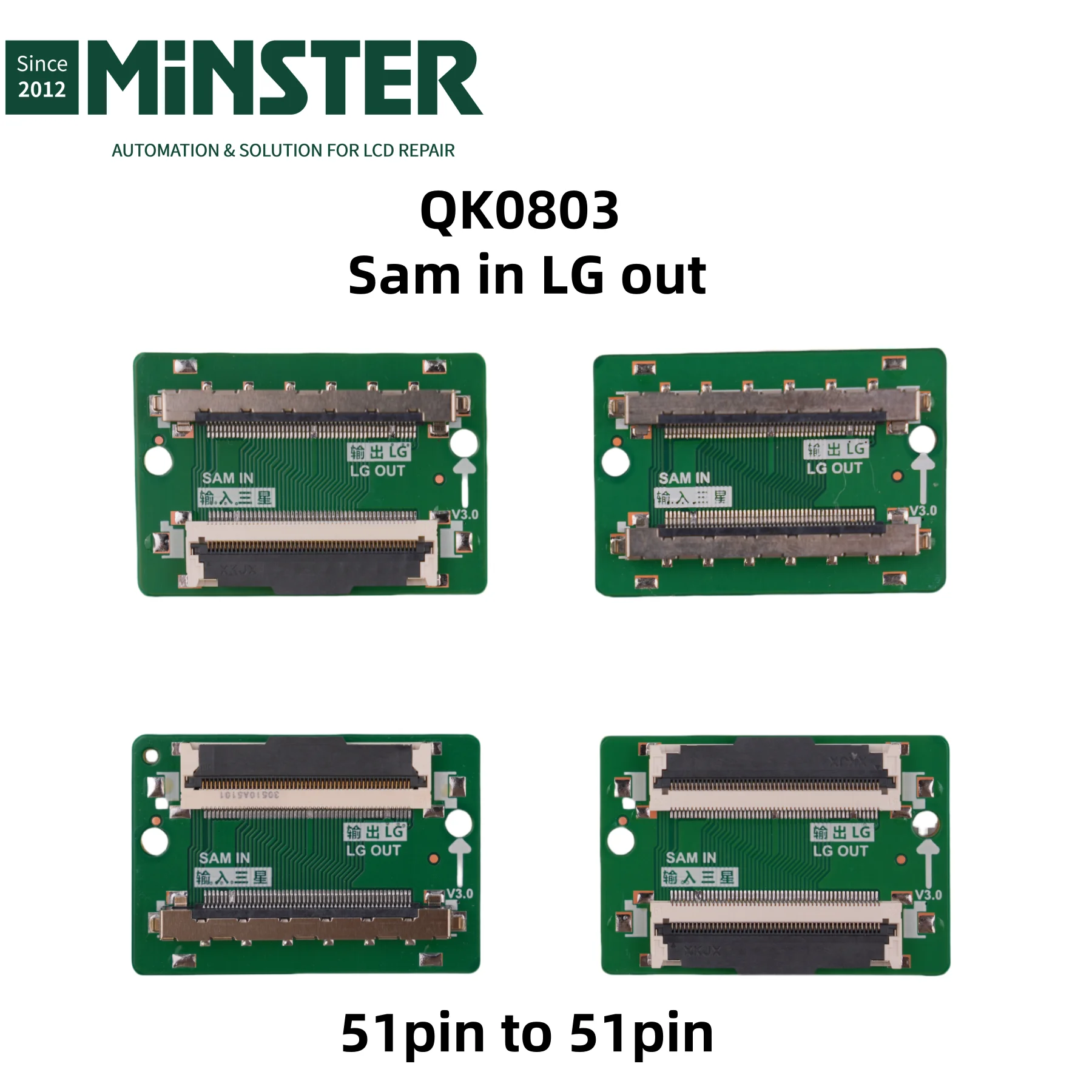 Samsung In to LG out 51Pin FHD Lvds адаптер-конвертер для LG on TV Samsung Screen Lcd Led TV Screen Panel Repair Board