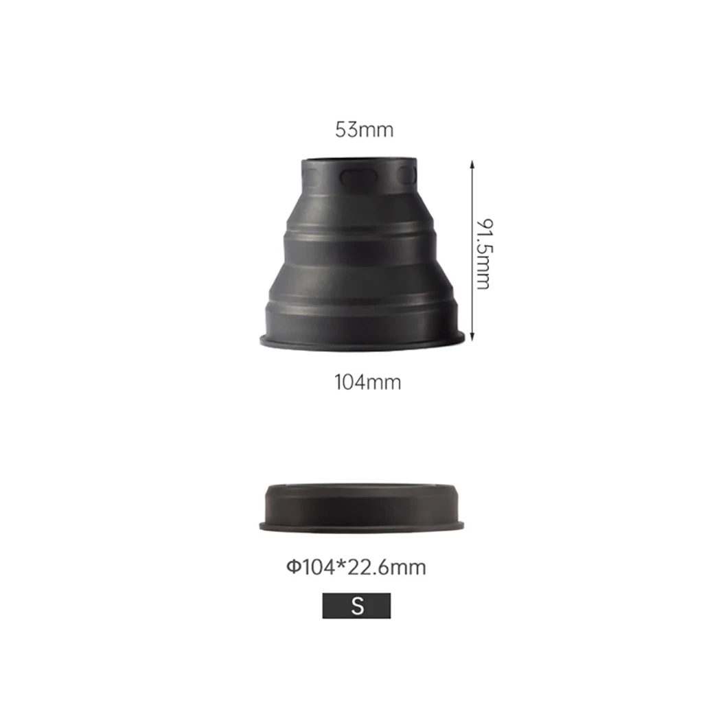 Anti-Glas Ultimative Kamera Gegenlichtblende Silikon Anti-reflektierende Haube 54-82mm Objektiv für Nikon für Canon Sony DSLR Kamera Zubehör – Detail 5