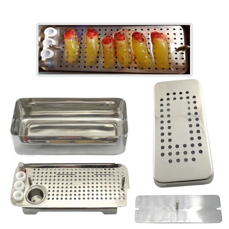 

1 Pcs Dental PRF Platelet Rich Fibrin Box Instruments Set Dental GRF Box CGF PRF Preparation Press Membrane Tool