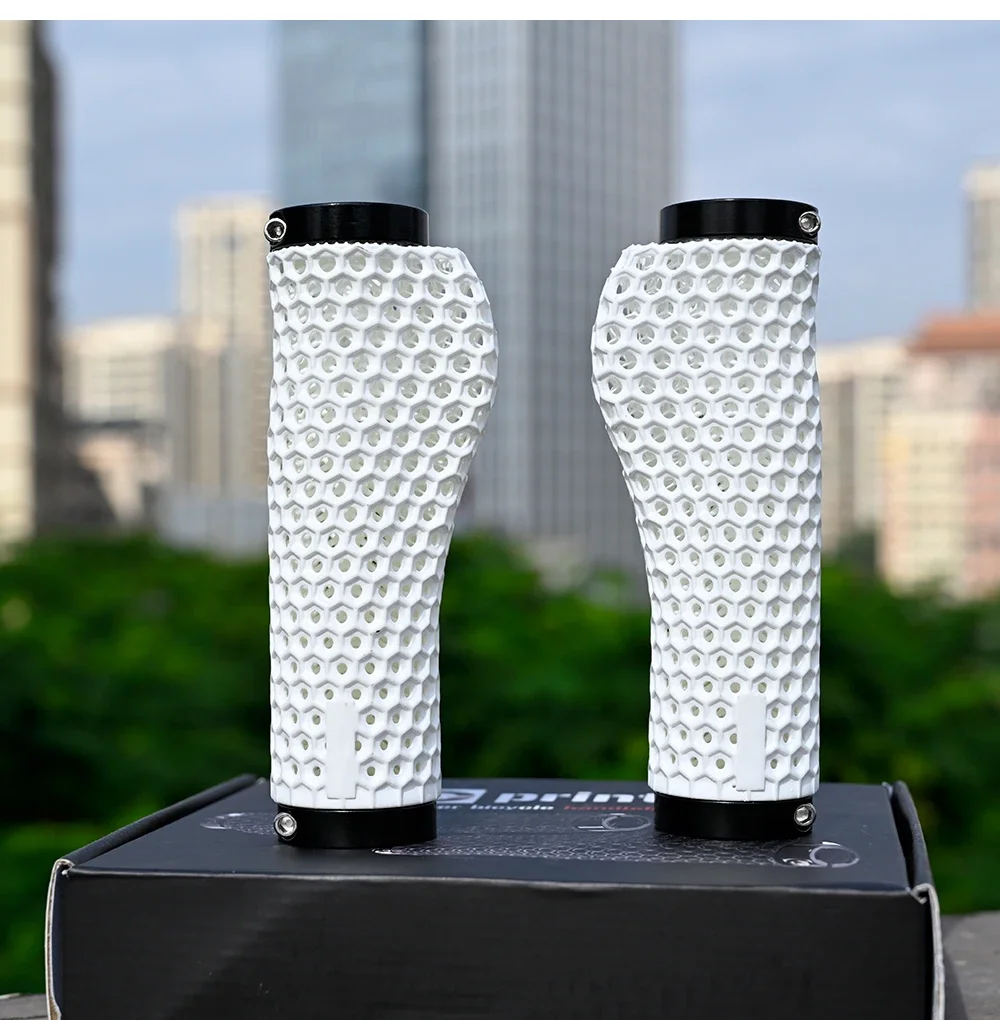 GOLDIX Premium 3D-gepresste Lenkergriffe, rutschfest, stoßdämpfend, MTB-Fahrradlenker-Schutz, Fahrradzubehör – Detail 11
