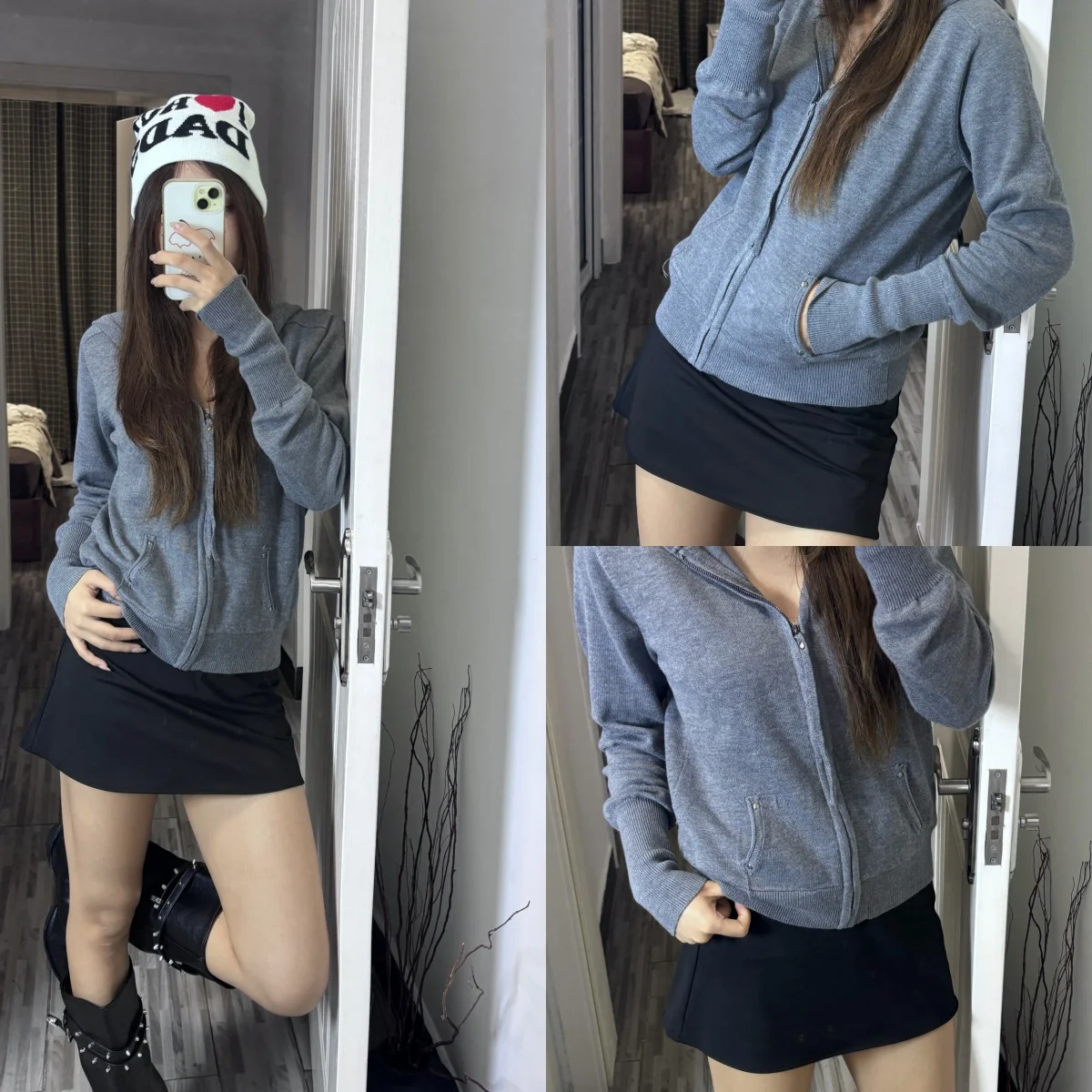 

Майка, женская юбка-брюки, вязаный комплект с капюшоном, шерстяной кардиган, осенняя куртка на молнии, одинаковый зимний свитер, сексуальная юбка-брюки с низкой талией