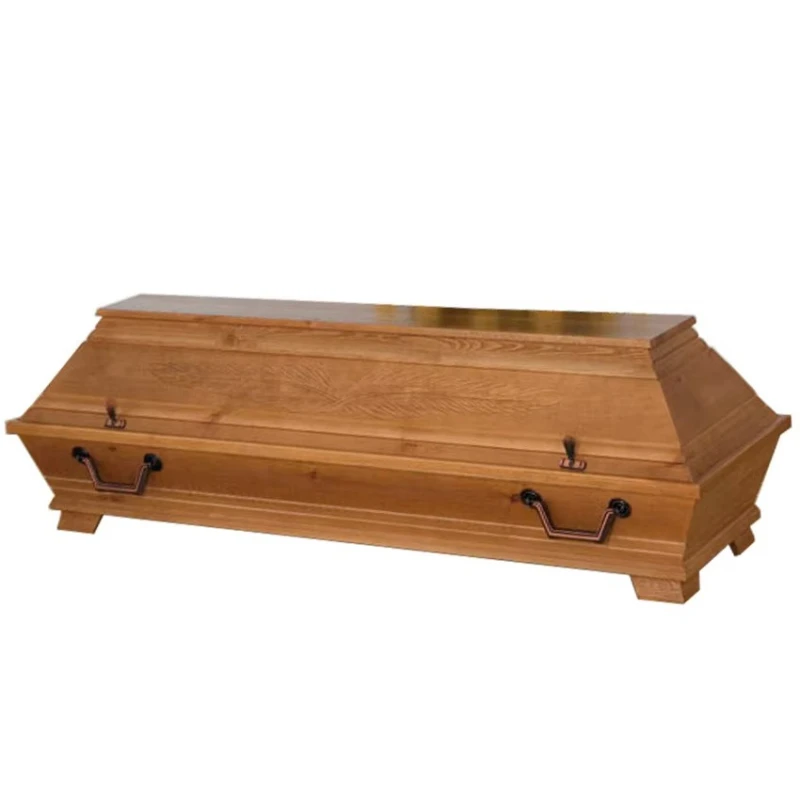 

German style solid wood coffin