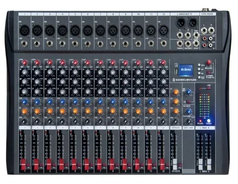 low price Professional Audio Mixer Console 6/8/12/16 Channel with USB Bluetooth Recording MP3 Reverb Sound equipment system