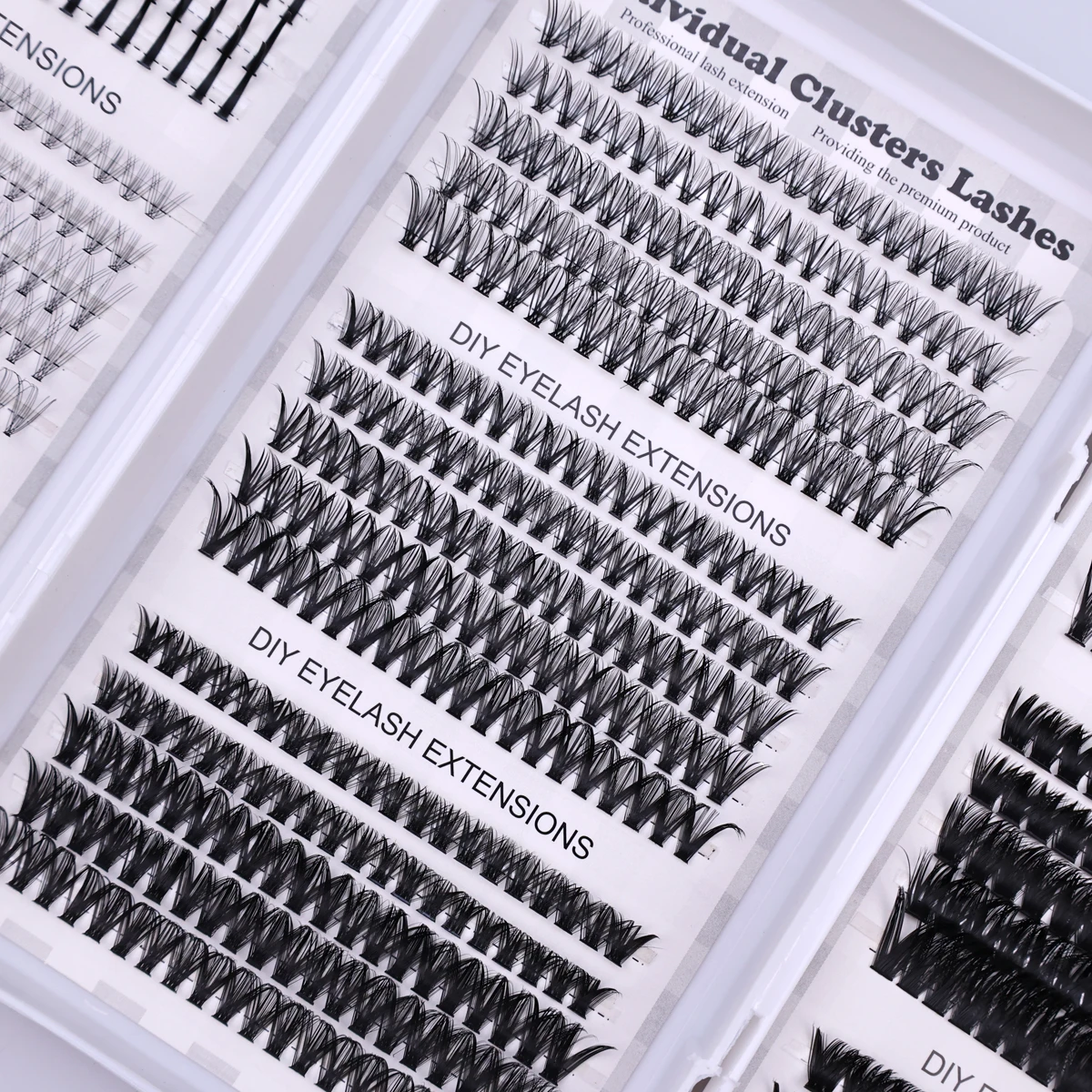 90 Reihen 780 Wimpern 10-18mm Bottom Spikey 10-200P Manga DIY Wimpernbuch Wimperncluster-Set Einzelwimpernverlängerungen Großhandel – Detail 18