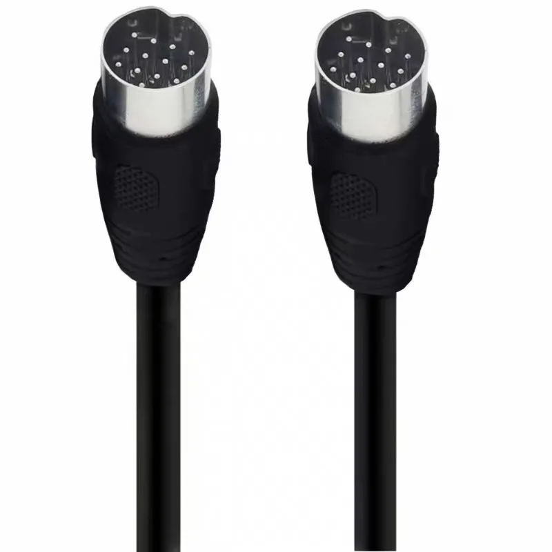 MIDI DIN 13Pin  Male To Female 13-Pin Extended Cable Large 13PIN Beauty Equipment Line Stage Atomizer Cable Wiring Harness Cord