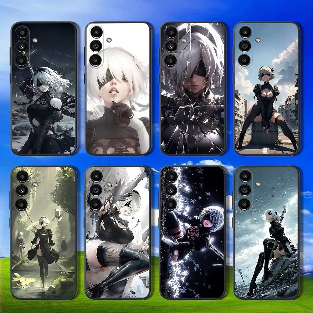 

Game N-Nier Automata Phone Case For Samsung Galaxy A13,A21s,A22,A31,A32,A52,A53,A71,A80,Soft Black Shell