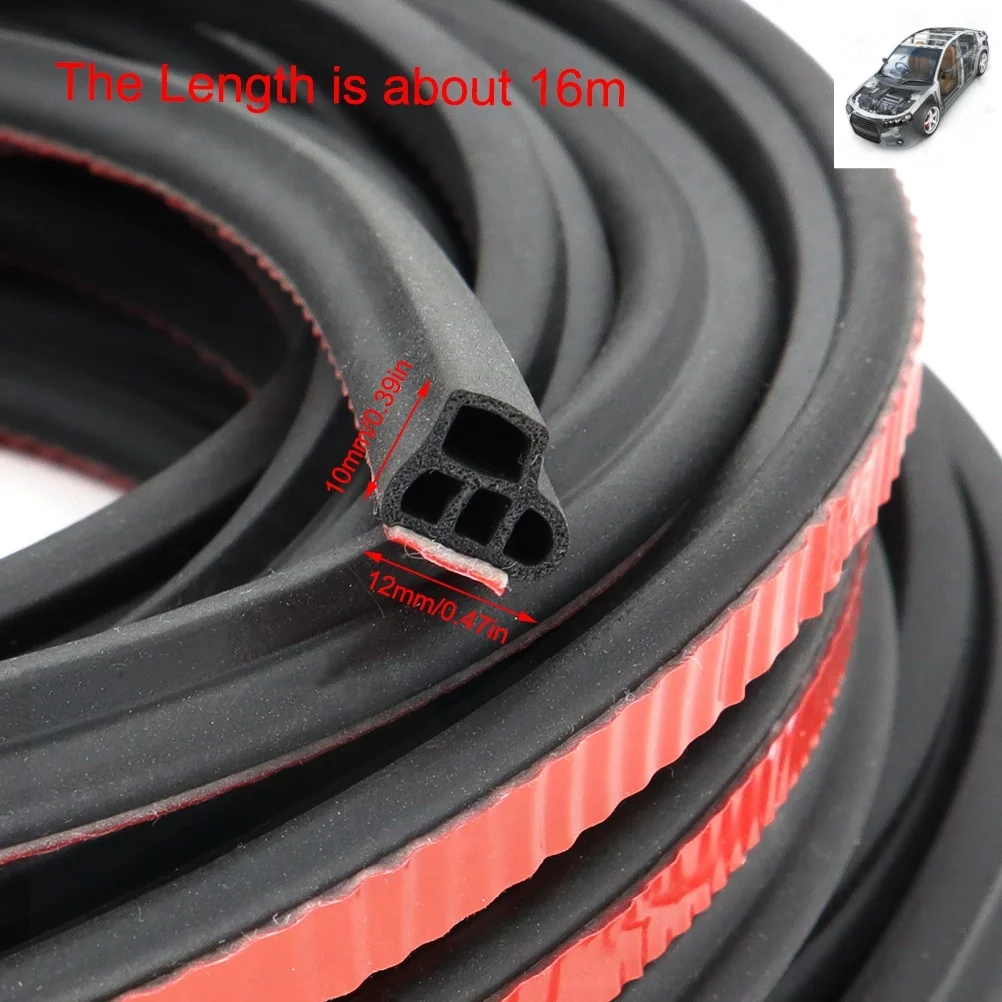 5-метровая автомобильная резиновая уплотнительная лента для дверей, двухслойная, тип B для Land версии Freelander Rover RangeHSE SC Sports