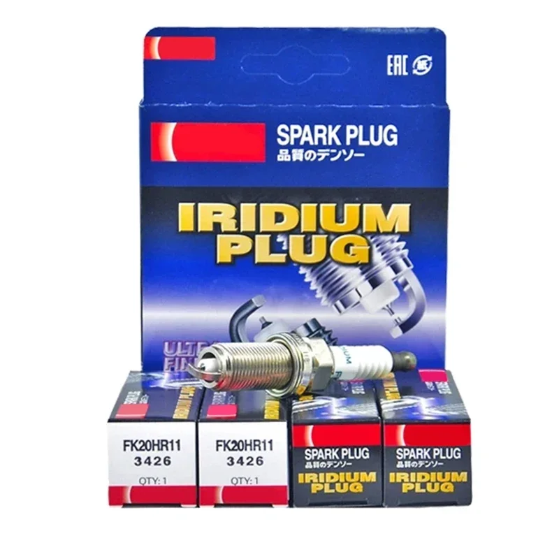 Dual Iridium Spark Plug 3426 FK20HR11 for Toyota Camry Volvo S60 S80 V60 V70 Lexus ES RX Subaru Hyundai Lotus Mitsubishi Honda