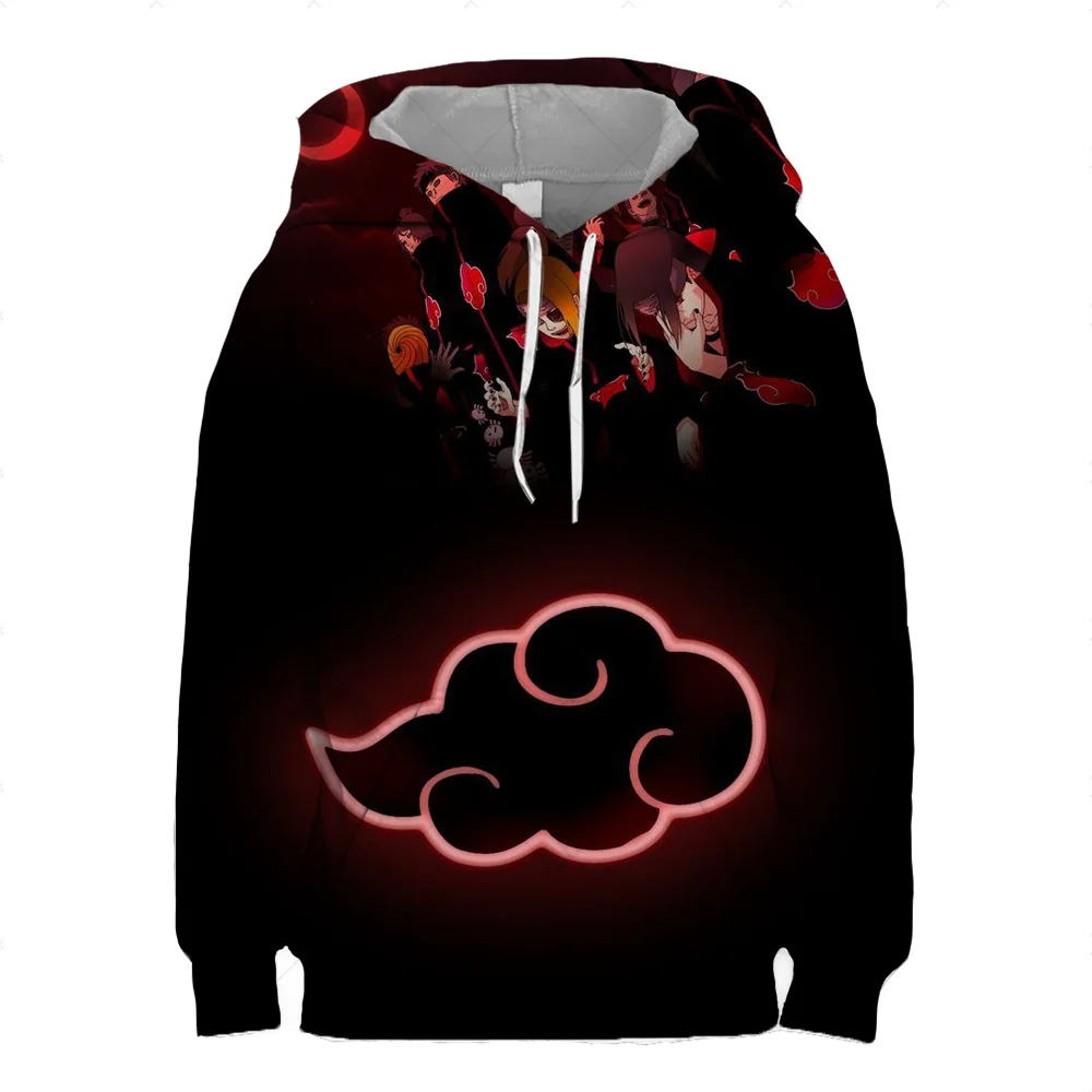 Naruto Shippuden Hoodie Pria Hoodie Akatsuki laki-laki perempuan Hoodie 3D Printing baru Pullover Kakashi Hoodie pria Sasuke pakaian pria