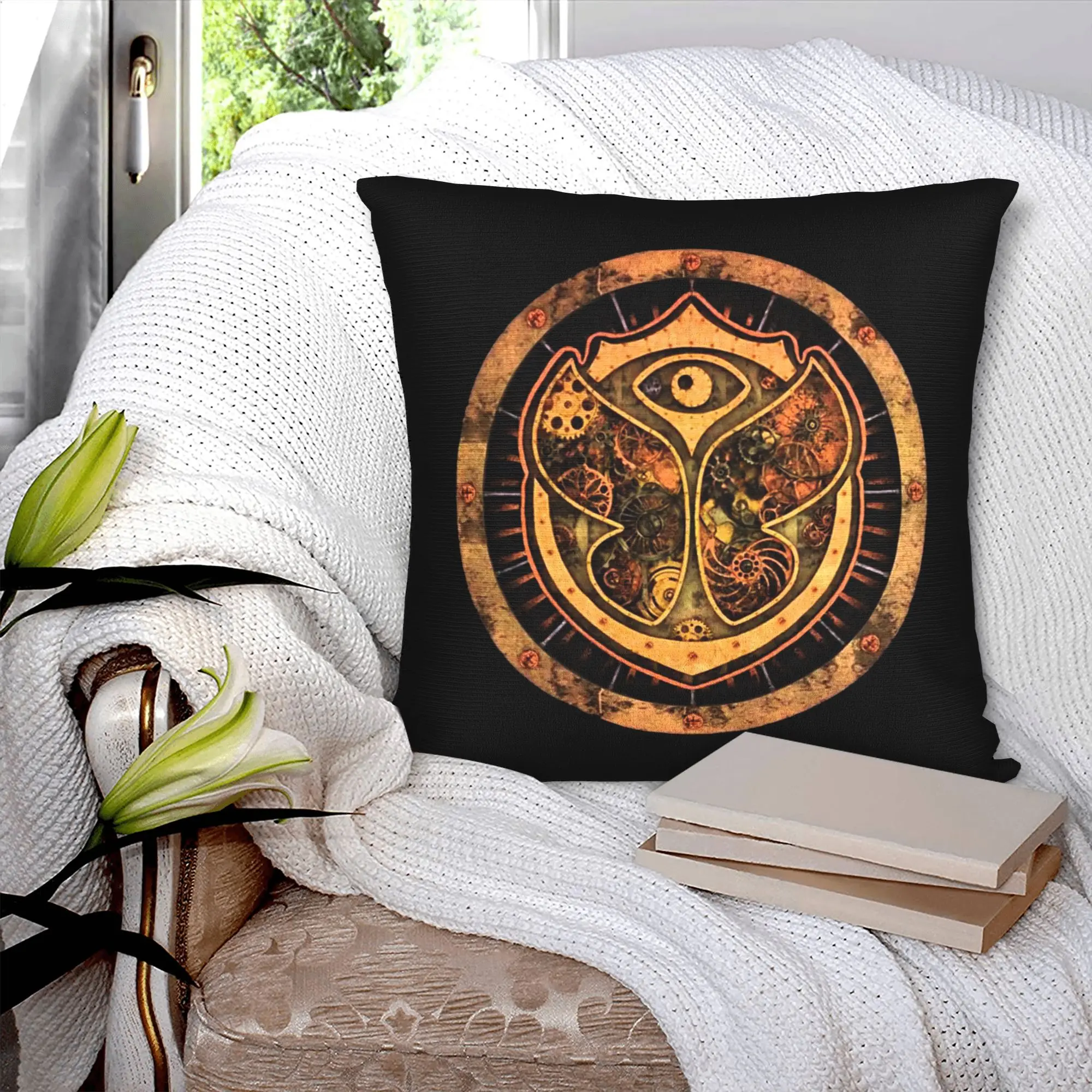Tomorrowland Cushion Covers Belgian Electronic Dance Music Festival Soft Nordic Pillow Case Living Room Decoration